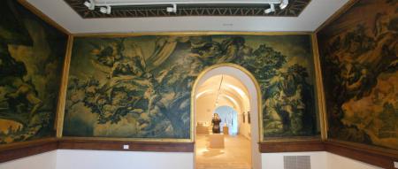 Sala Sert al Museu de Maricel, amb les pintures que evoquen la Gran Guerra Sala Sert al Museu de Maricel, amb les pintures que evoquen la Gran Guerra