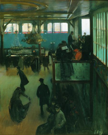 Ball al Moulin de la Galette, Ramon Casas (1890-91)