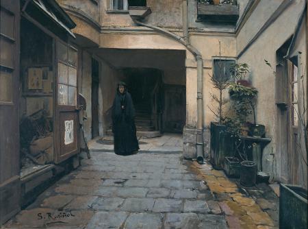 'La casa de préstecs' (Santiago Rusiñol) 'La casa de préstecs' (Santiago Rusiñol)