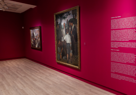 Imatge de la sala on s’exposa ‘La partició del vi’ a l’exposició de Zuloaga a la Fundació Mapfre de Madrid Imatge de la sala on s’exposa ‘La partició del vi’ a l’exposició de Zuloaga a la Fundació Mapfre de Madrid