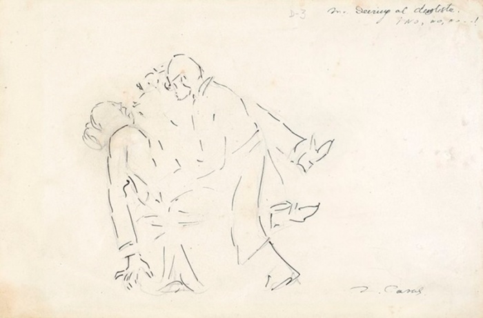 Dibuix de Ramon Casas