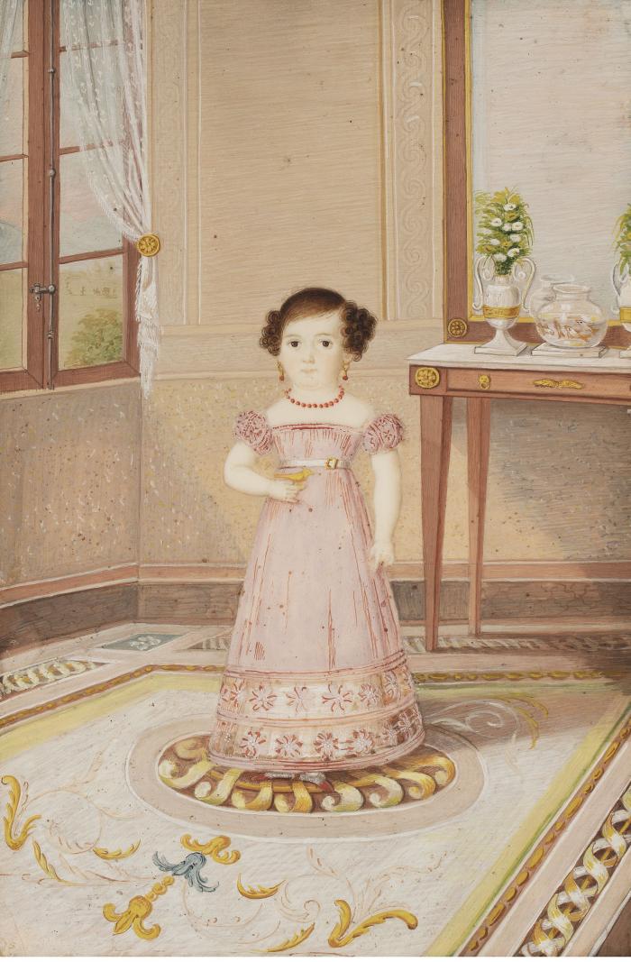 Nena d’un artista espanyol anònim, cap a 1825