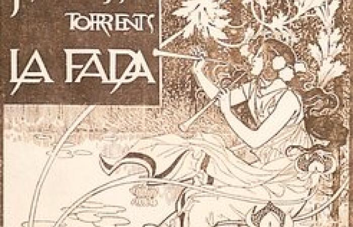 Cartel de representación de 'La fada' en la quinta Fiesta Modernista