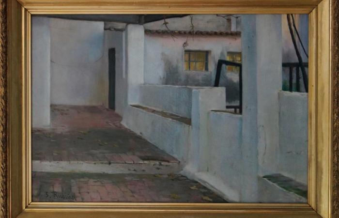 ‘Galeria blanca’, de Santiago Rusiñol, després del procés de restauració