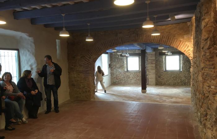Interiors de Can falç, durant l'acte celebrat el Dia Internacional dels Museus