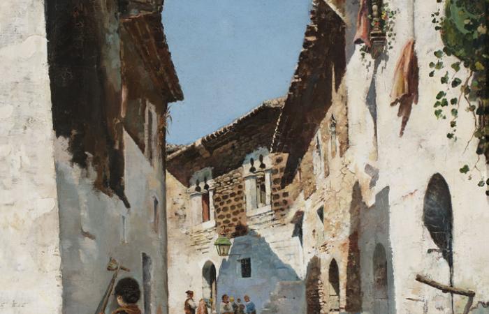 ‘Carrer d’en Bosch’, de Joaquim de Miró i Argenter ‘Carrer d’en Bosch’, de Joaquim de Miró i Argenter