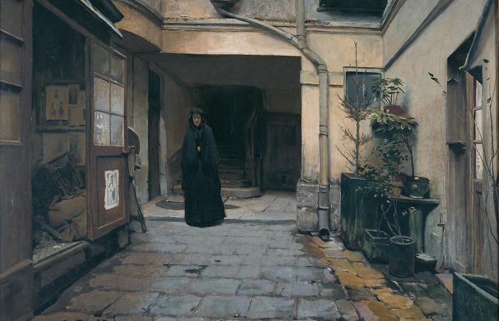 'La casa de préstecs' (Santiago Rusiñol) 'La casa de préstecs' (Santiago Rusiñol)