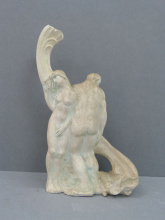 'Eva i Adam'. Projecte de peu de llum. 1905-1906. Guix pintat. Ismael Smith i Marí (Barcelona, 1886 - Nova York, 1972) 'Eva i Adam'. Projecte de peu de llum. 1905-1906. Guix pintat. Ismael Smith i Marí (Barcelona, 1886 - Nova York, 1972)