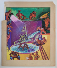 Sense títol. Cap al 1930. Dibuix al llapis de grafit i al guaix sobre paper. Jacint Bofarull i Foraster (Barcelona, 1903-1977)